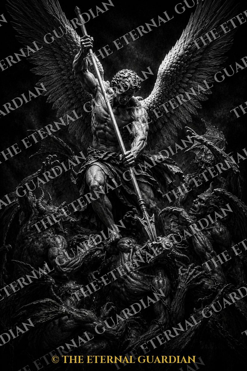 The Lance Raised High